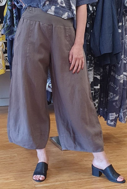 Pant Linen Charlie Taupe Valia