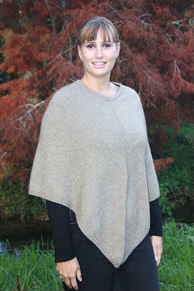 Poncho Possum Merino Classic Natural – Earth to Life