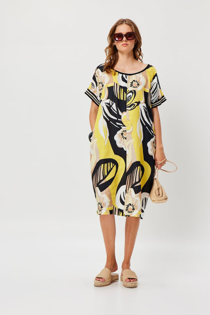 Dress Dew Print Valia General Valia 