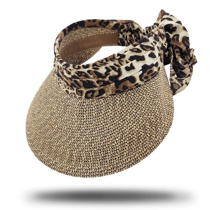 Visor Braided Toyo Hat World Australia Mix Brown 