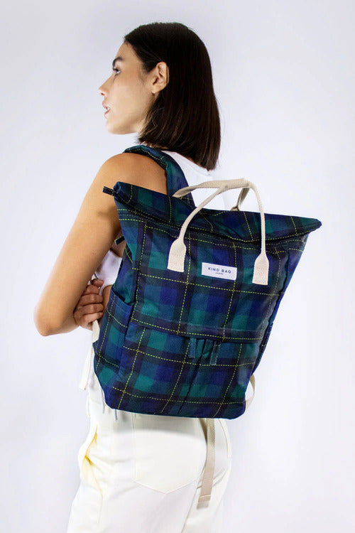 Backpack Medium Kind Bag Tartan