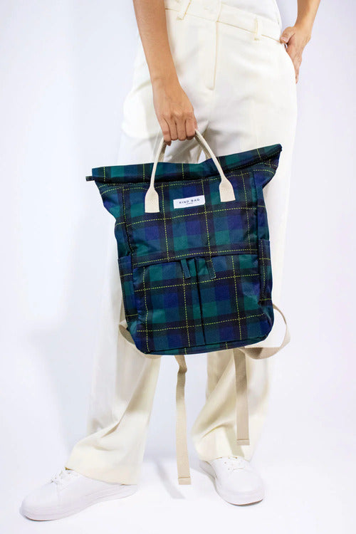 Backpack Medium Kind Bag Tartan