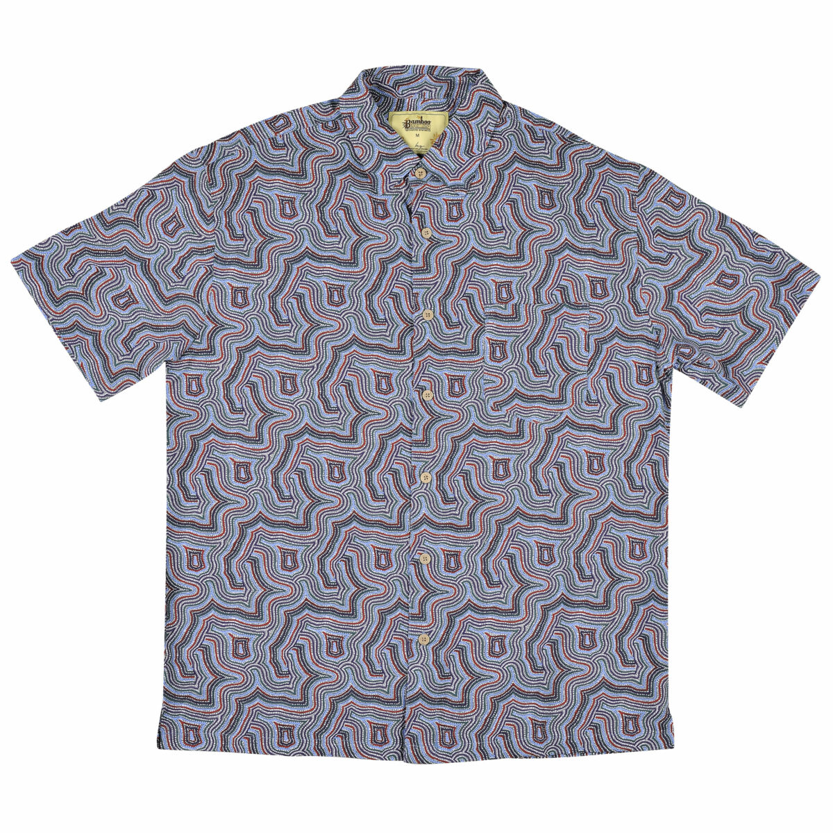 Shirt Bamboo Dreaming Mens - Lukarrara Jukurrpa PLUS