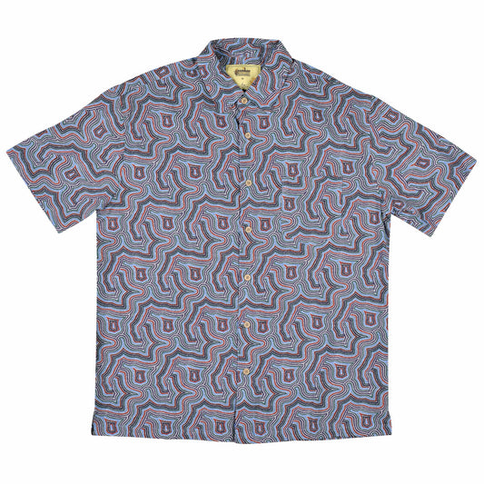 Shirt Bamboo Dreaming Mens - Lukarrara Jukurrpa PLUS