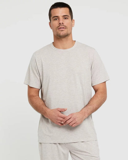 Tshirt Bamboo Favourite Mens Oatmeal Bamboo Body 