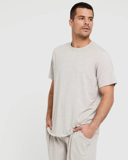 Tshirt Bamboo Favourite Mens Oatmeal Bamboo Body 