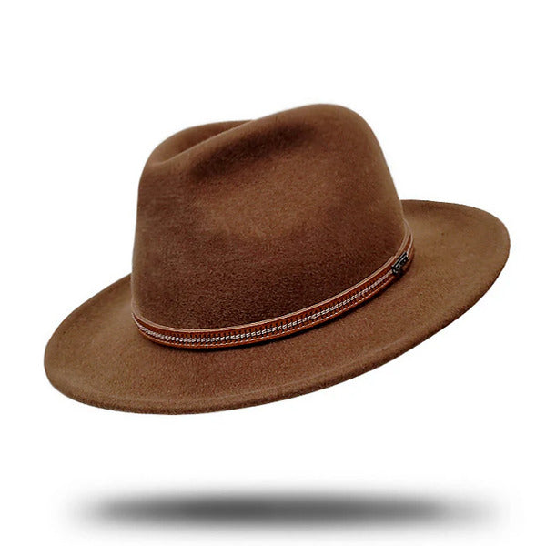 Hat Trilby Flat Brim