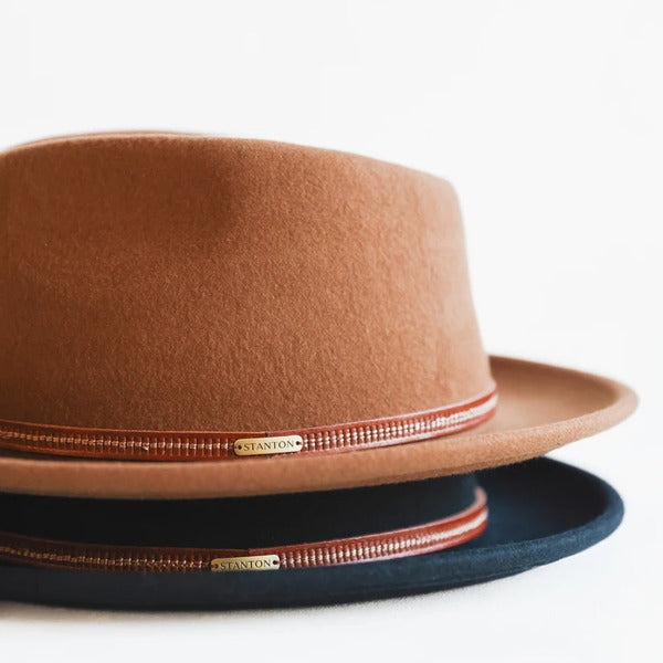 Hat Trilby Flat Brim