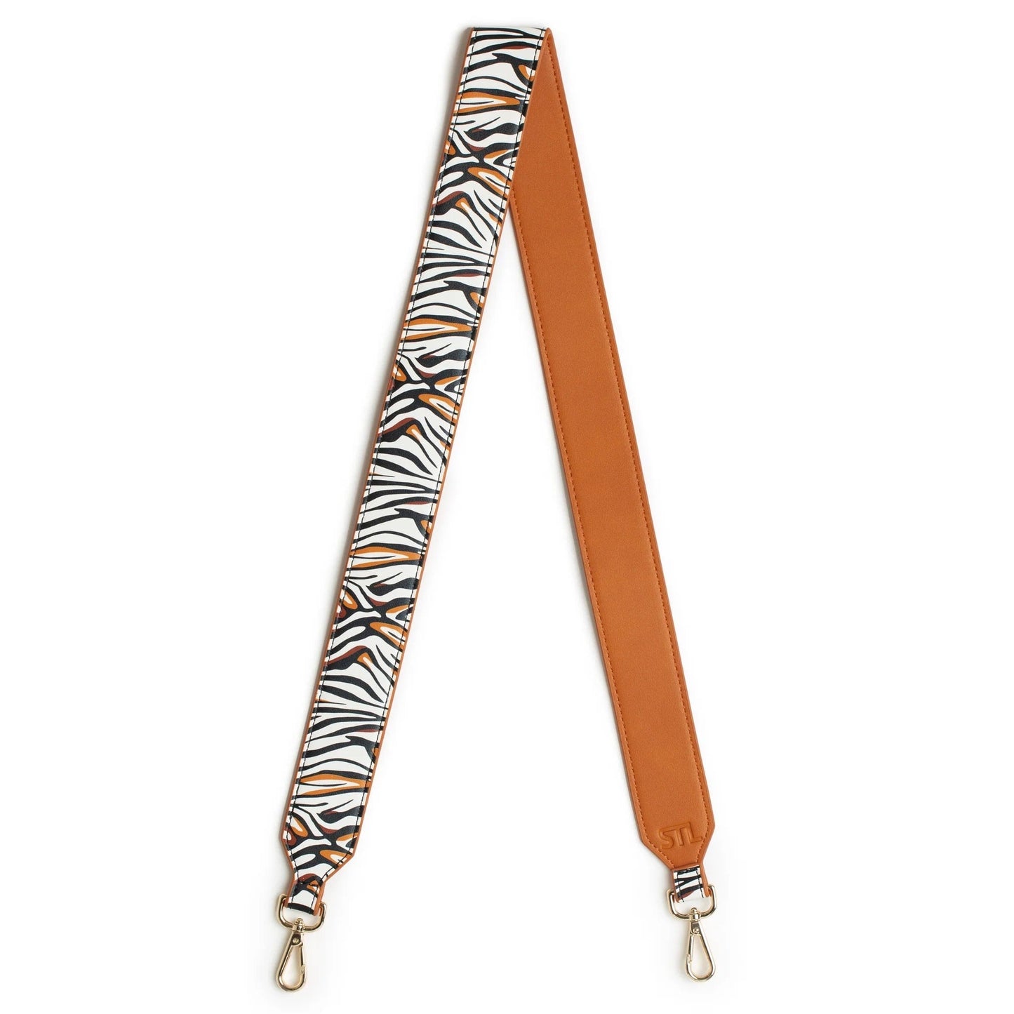 Strap Handbag Tiger Print/Tan - 105cm Strap The Label 