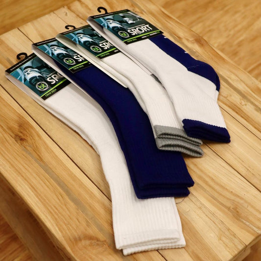 Bamboo Sports Crew Socks