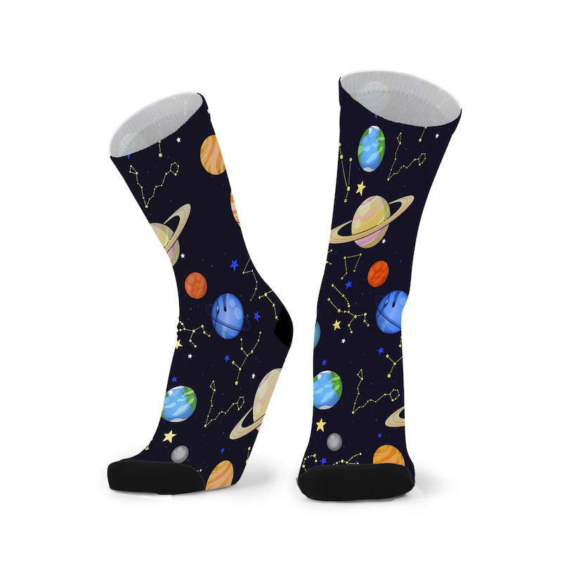 Socks Bamboo Pattern Unisex Larger & Wider