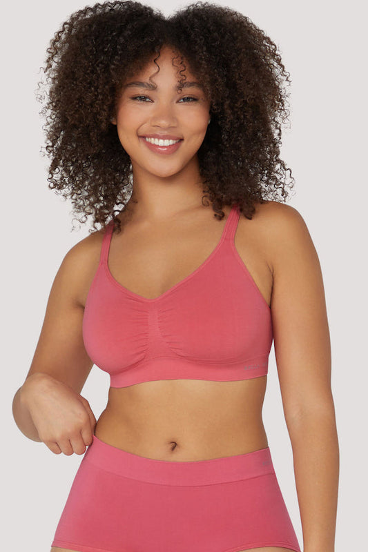 Bra Bamboo Easy Fit - Deep Rose