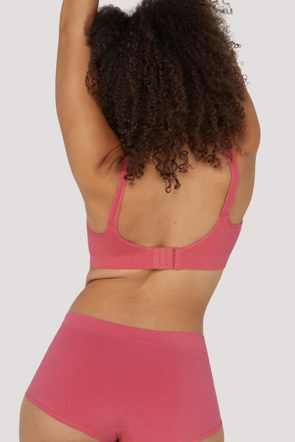 Bra Bamboo Easy Fit - Deep Rose