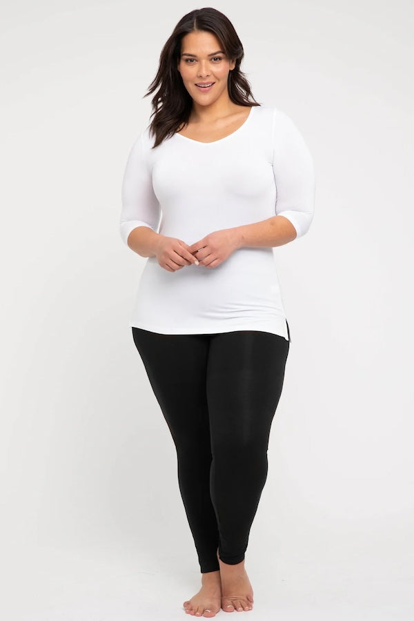 Leggings Soft Bamboo Full Length Black