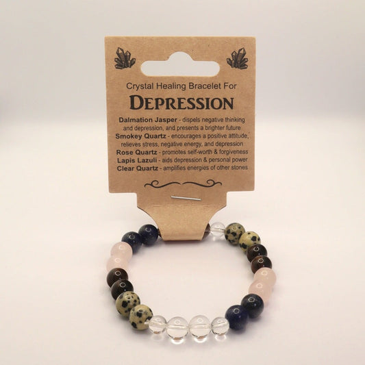 Bracelet Crystal Healing Depression Made By Earth 