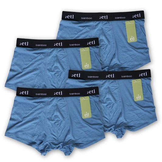 Bundle Denim 4pk Luxe Bamboo Boxers Men's