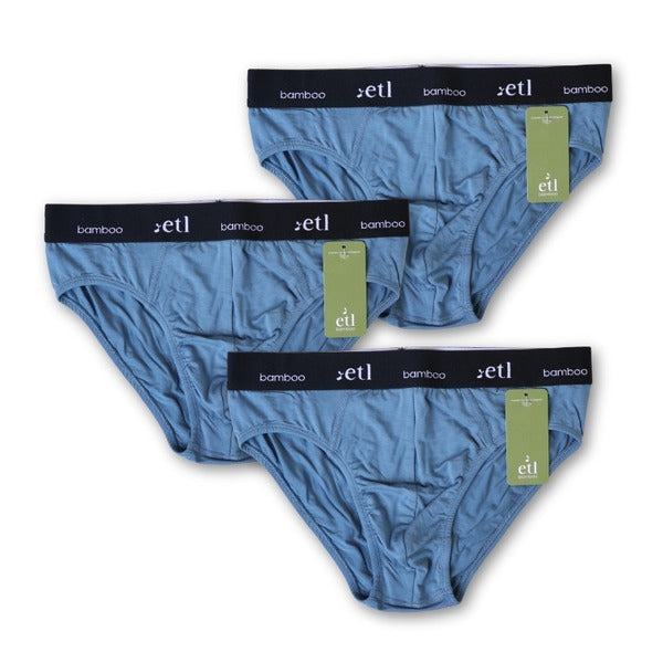 Bundle Denim 3pk Luxe Bamboo Briefs Men's