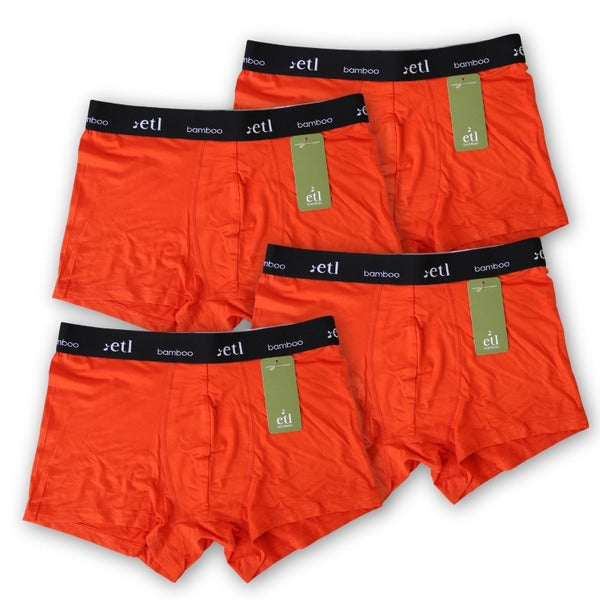 Bundle Mandarin 4pk Luxe Bamboo Boxers Men's