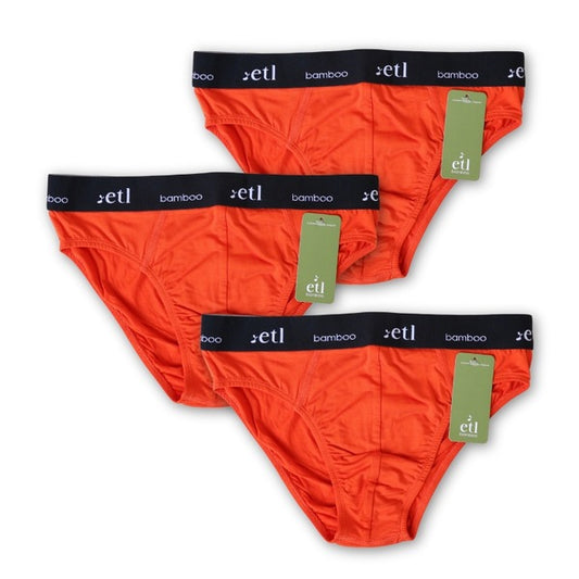 Bundle Mandarin 3pk Luxe Bamboo Briefs Men's