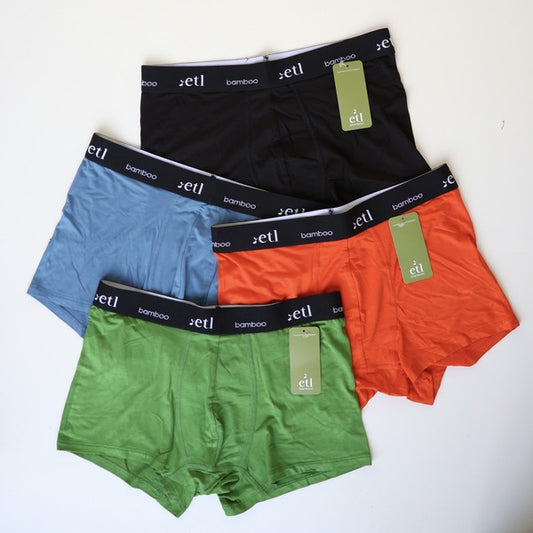 Bundle Multicolour 4pk Luxe Bamboo Boxers Men's