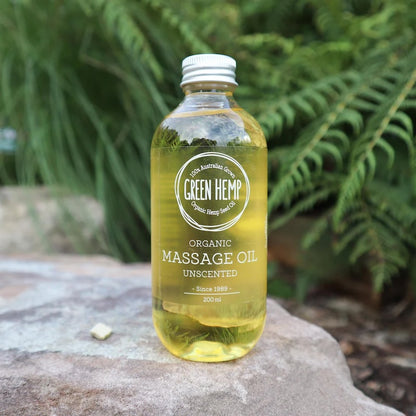 Hemp Massage Oil Unscented 200ml