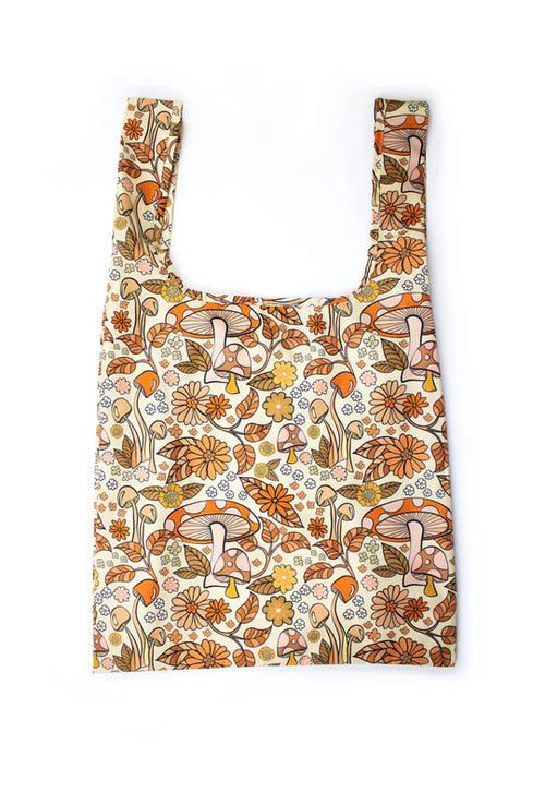 Bag Reusable Medium - Mushrooms