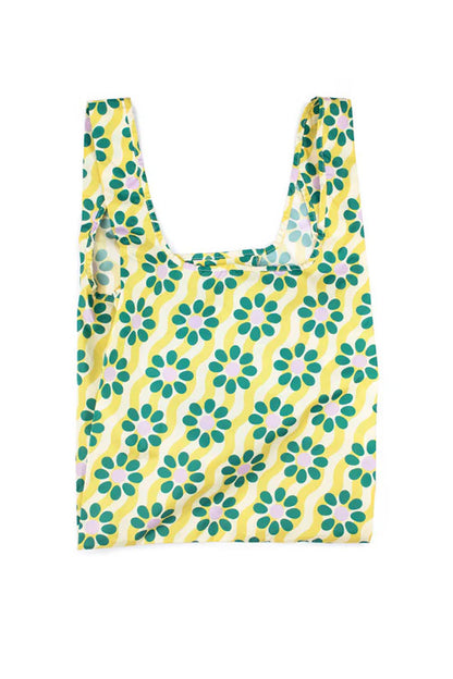 Bag Reusable Medium - Wavy Daisy