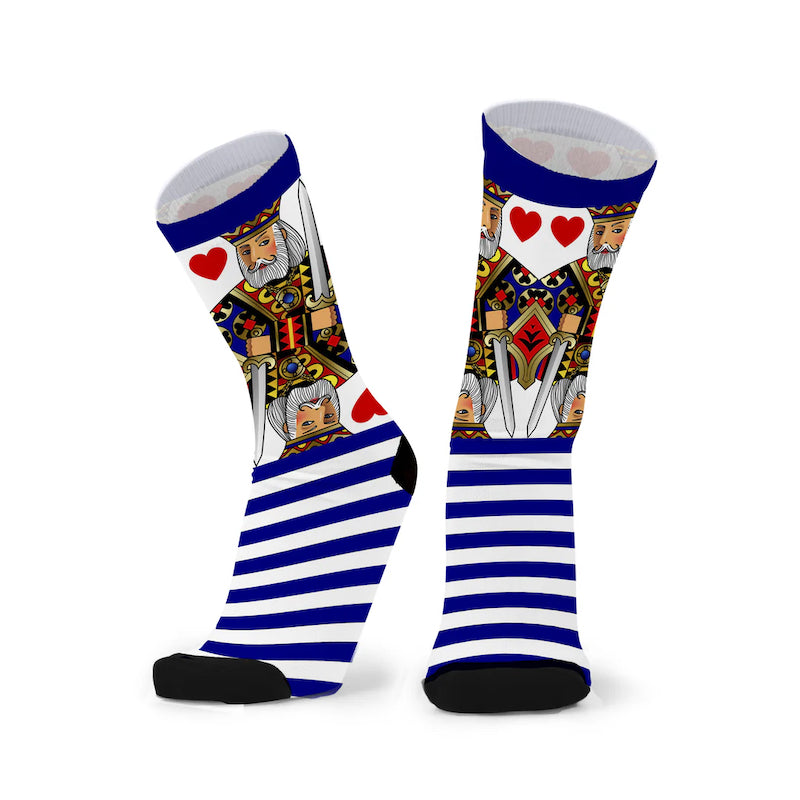 Socks Bamboo Pattern Unisex Larger & Wider