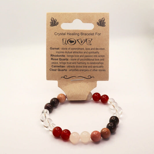Bracelet Crystal Healing Love Made By Earth 