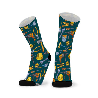 Socks Bamboo Pattern Unisex Larger & Wider