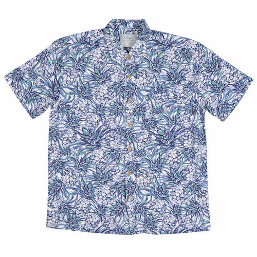 Shirt Bamboo Mens - Pineapples