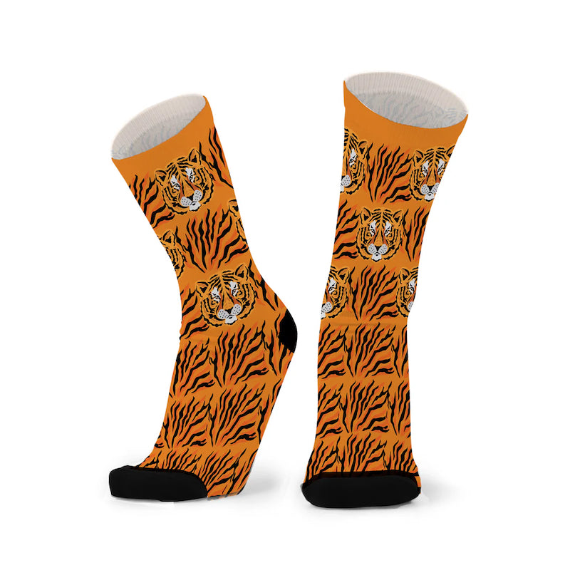 Socks Bamboo Pattern Unisex Larger & Wider