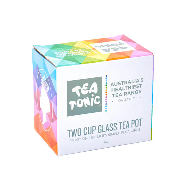 Tea Pot Glass Square 400ml