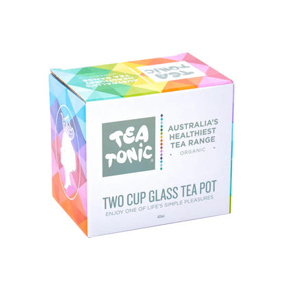 Tea Pot Glass Square 400ml