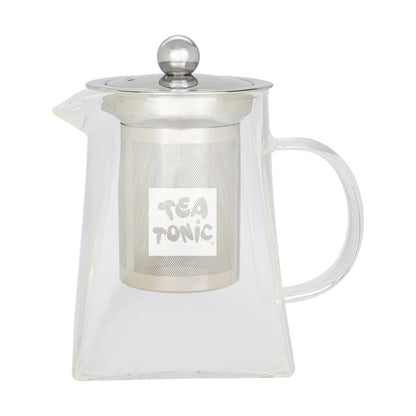 Tea Pot Glass Square 400ml