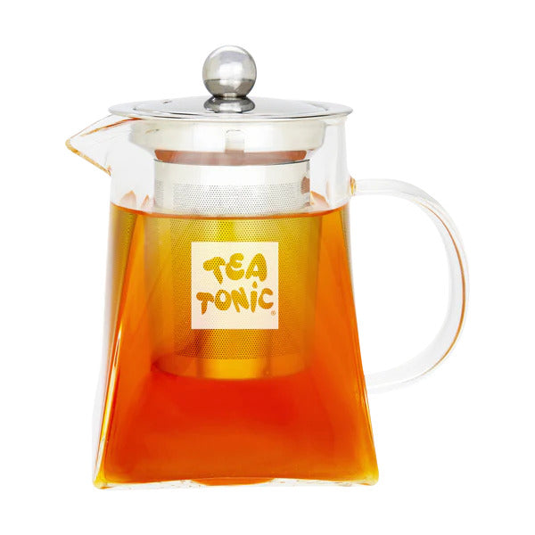 Tea Pot Glass Square 400ml