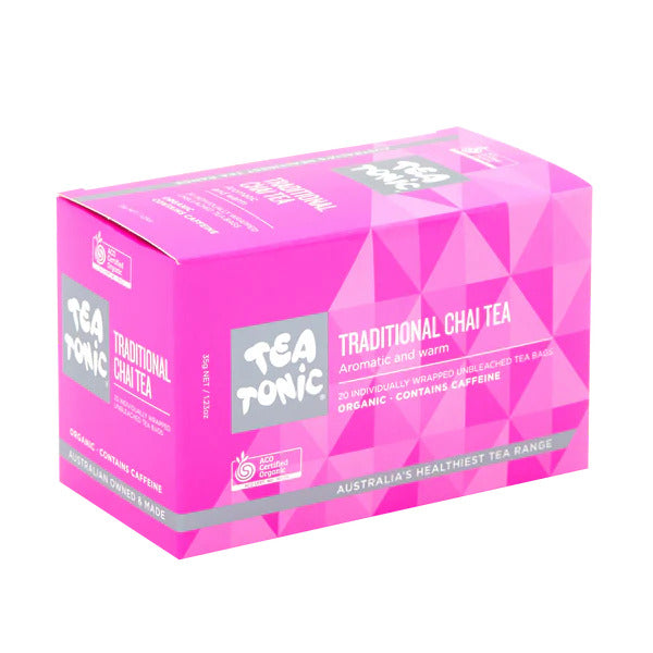 Tea Traditional Chai - 20 Teabag Box