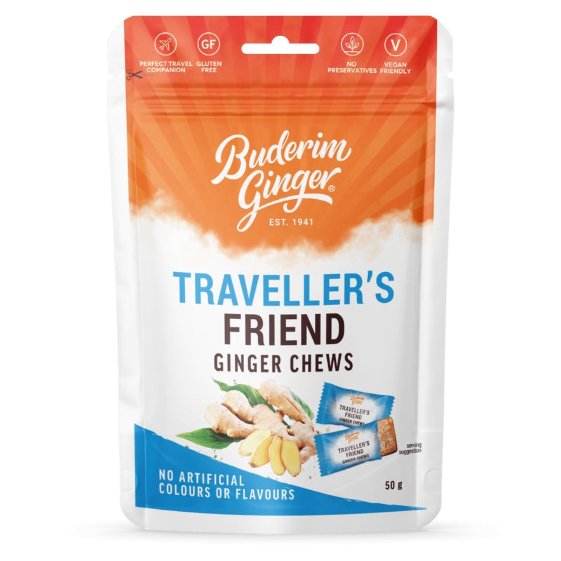 Chews Ginger Traveller's Friend 50g
