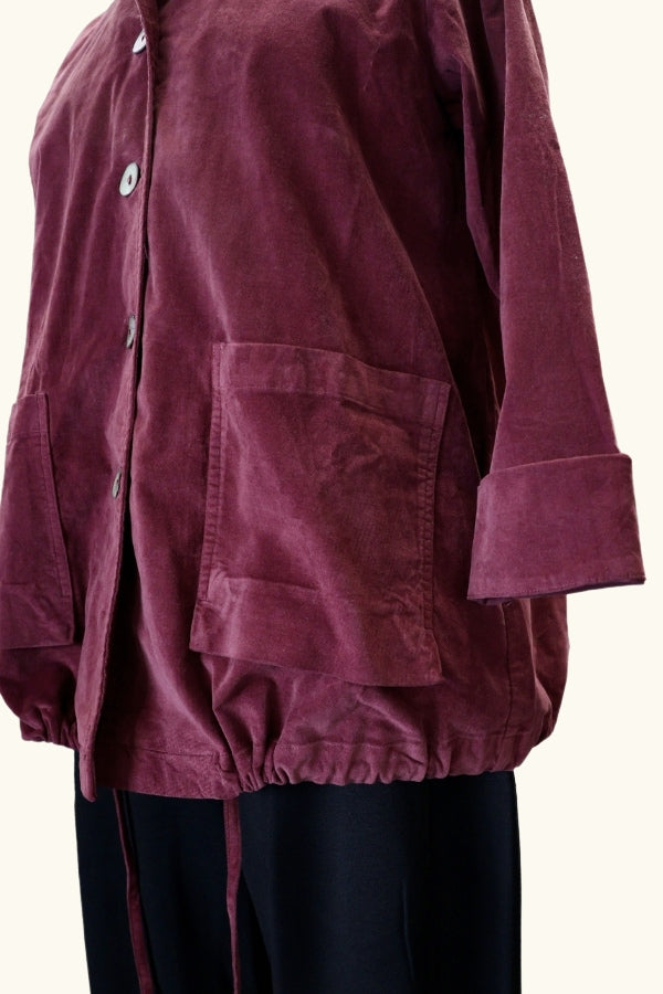 Parka Velveteen Ruby Valia