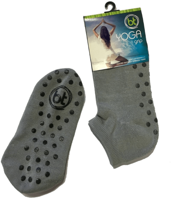 Gaiam Grippy Yoga Socks - Grey