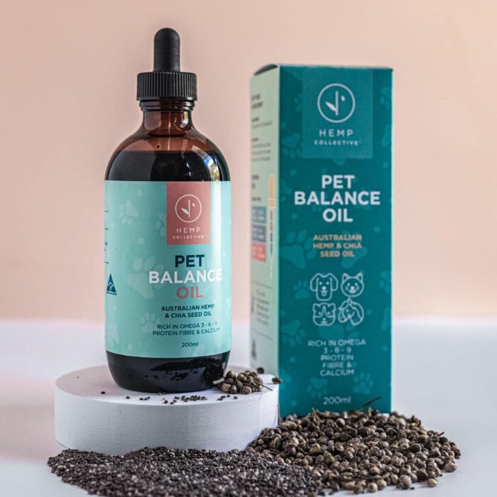 Hemp Pet Balance Oil (Hemp Seed & Chia Oil) General Hemp Collective 200ml 