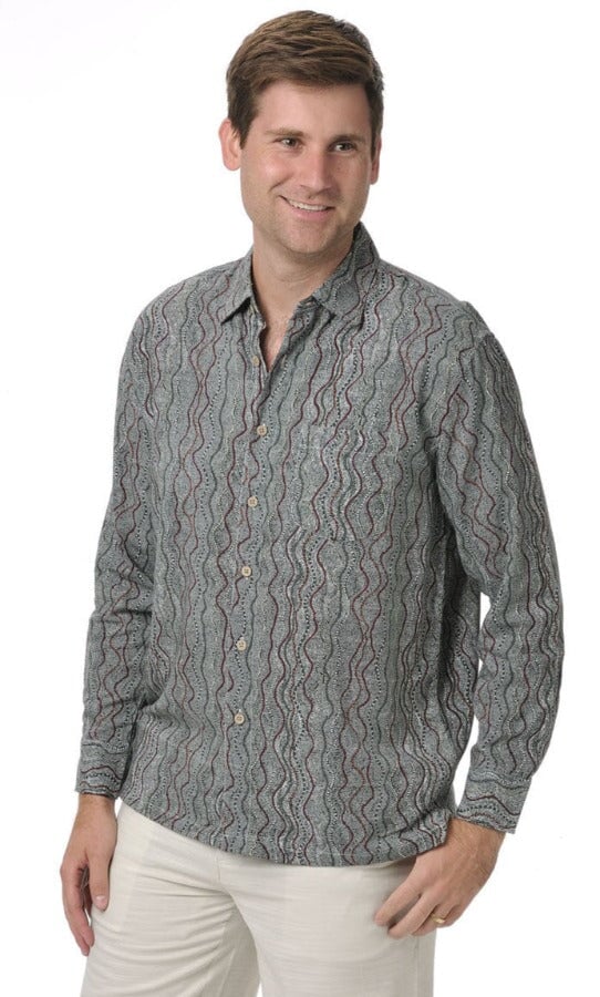 Shirt Bamboo Mens - Seed Dreaming Long Sleeve General Kingston Grange 