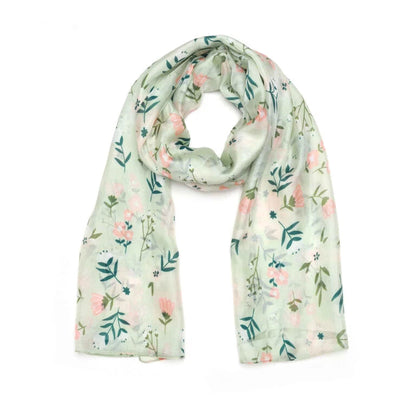 Scarf Floral - Green Gardens General Namaskar Australia 