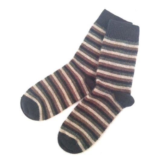 Sock Possum Merino Striped Bk General Lothlorian 