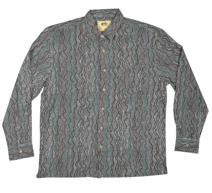 Shirt Bamboo Mens - Seed Dreaming Long Sleeve General Kingston Grange 4XL 